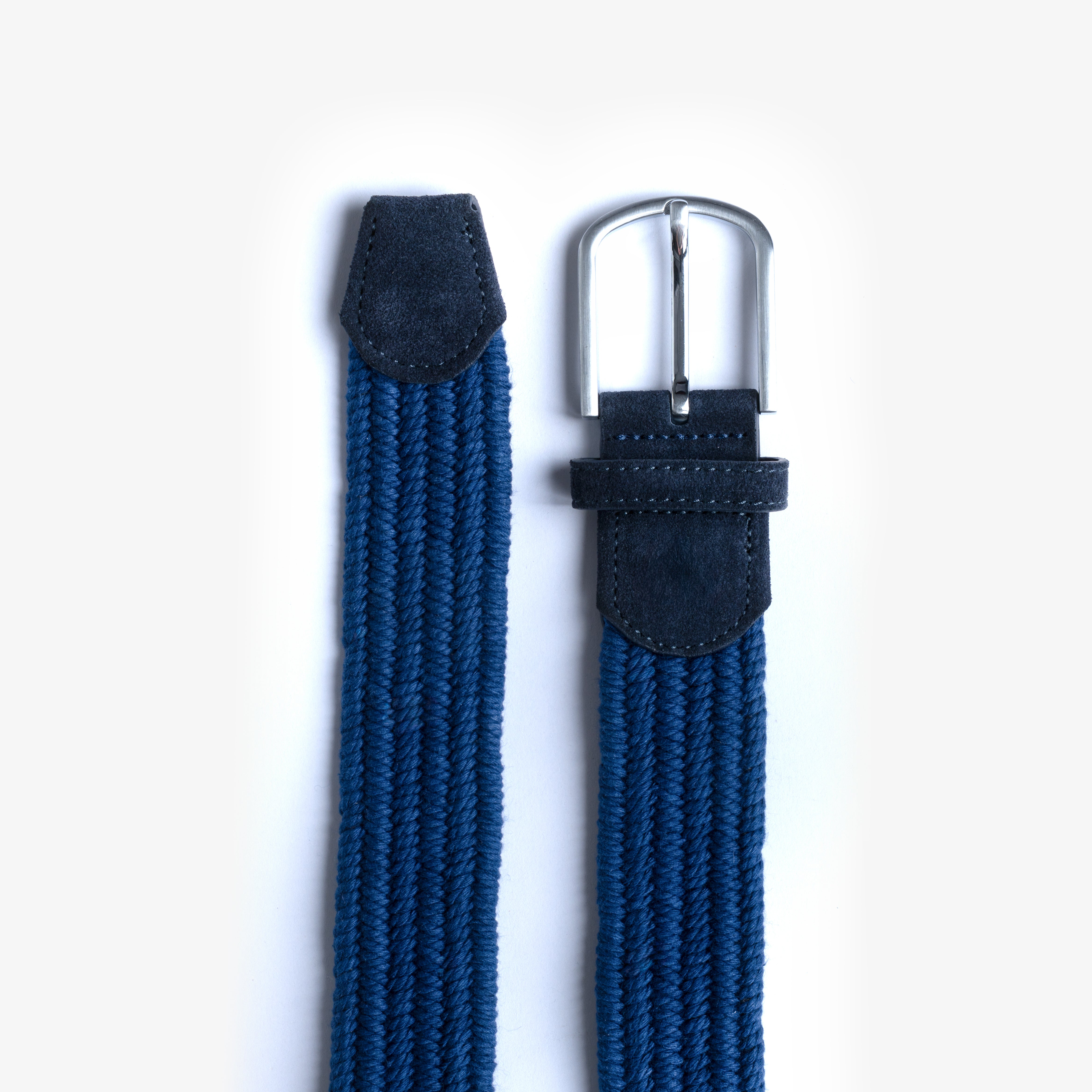 Blue Braided Belt