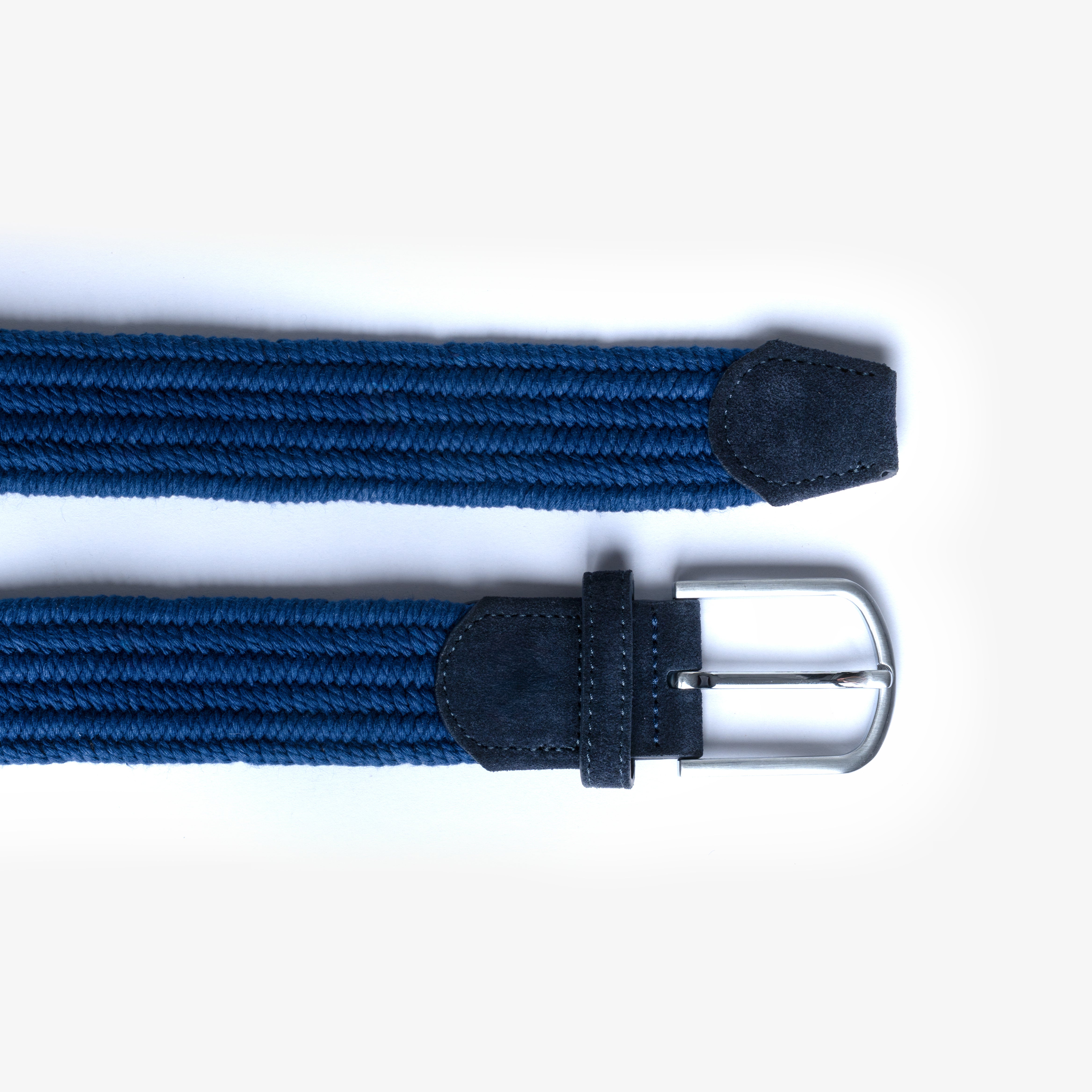 Blue Braided Belt