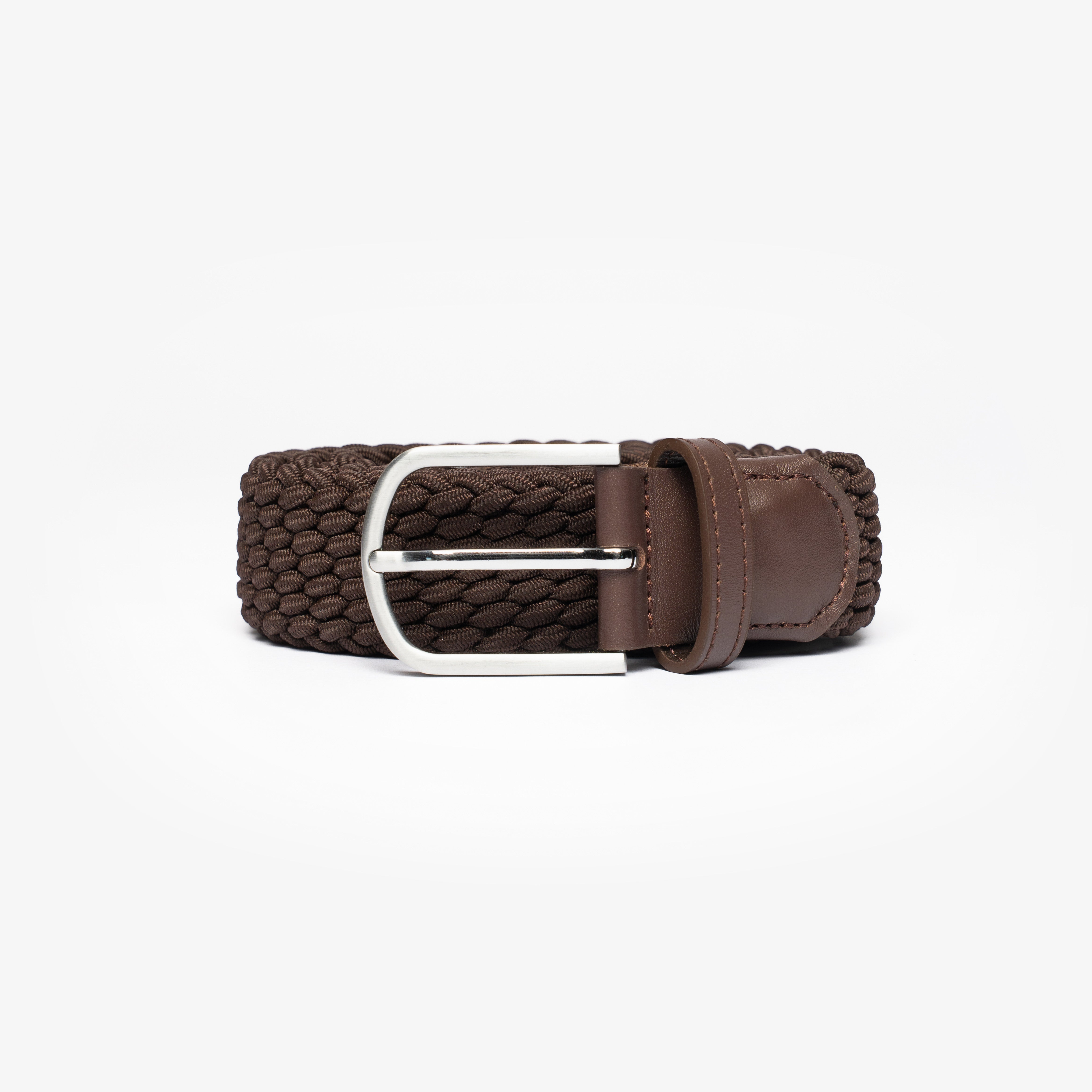 Brown Braided Belt