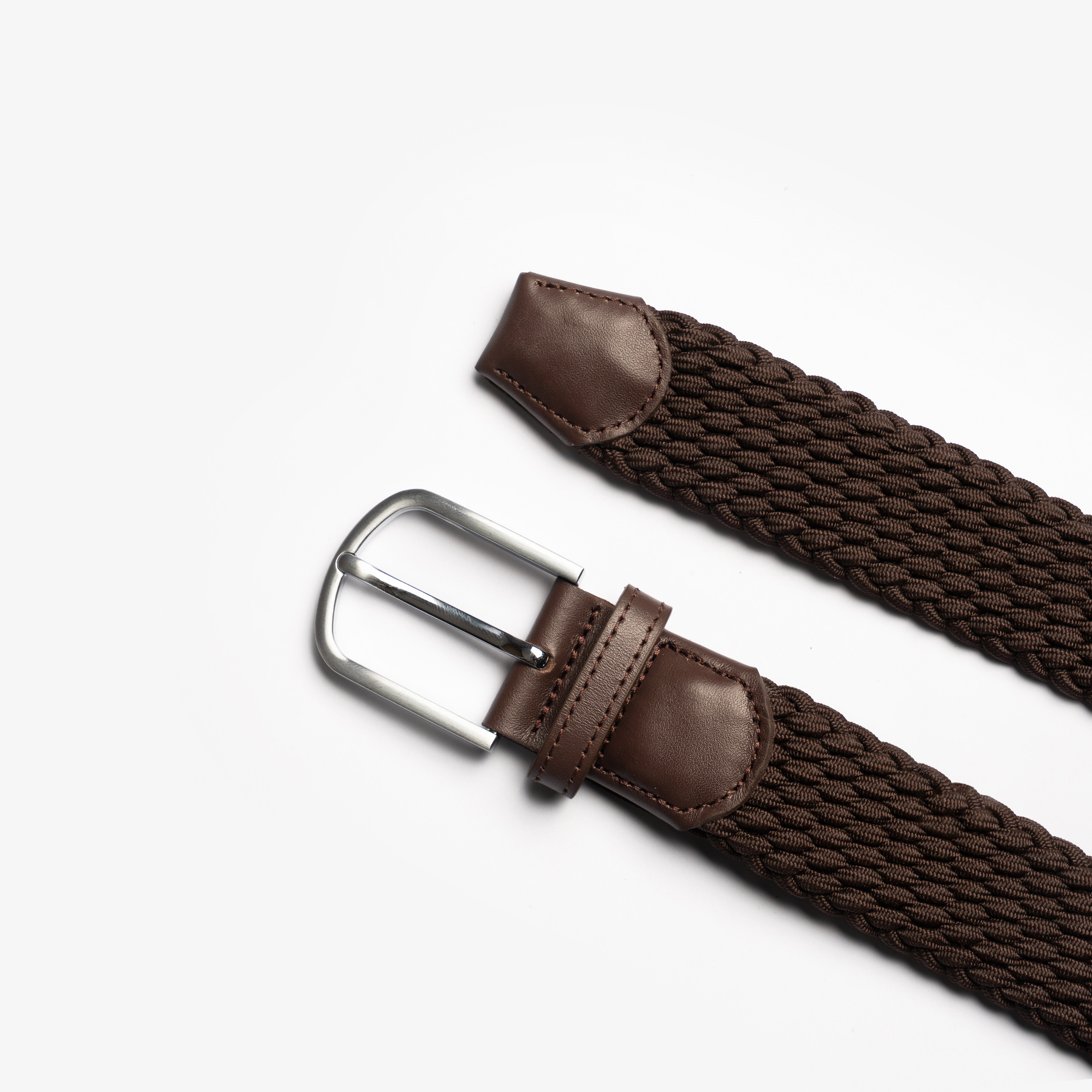 Brown Braided Belt