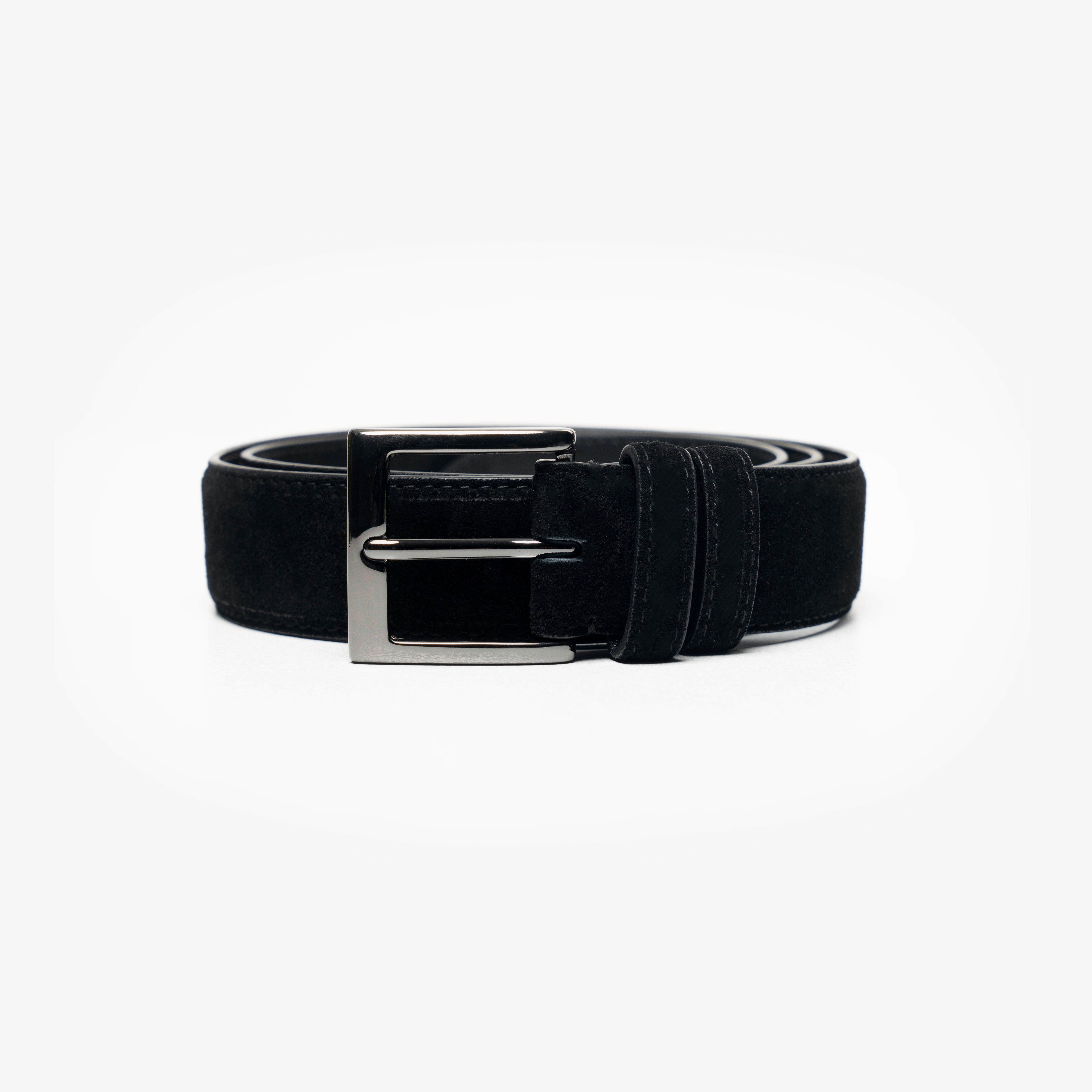Black Suede Belt