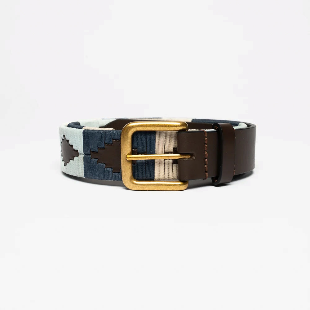 Light Blue & Beige Polo Belt
