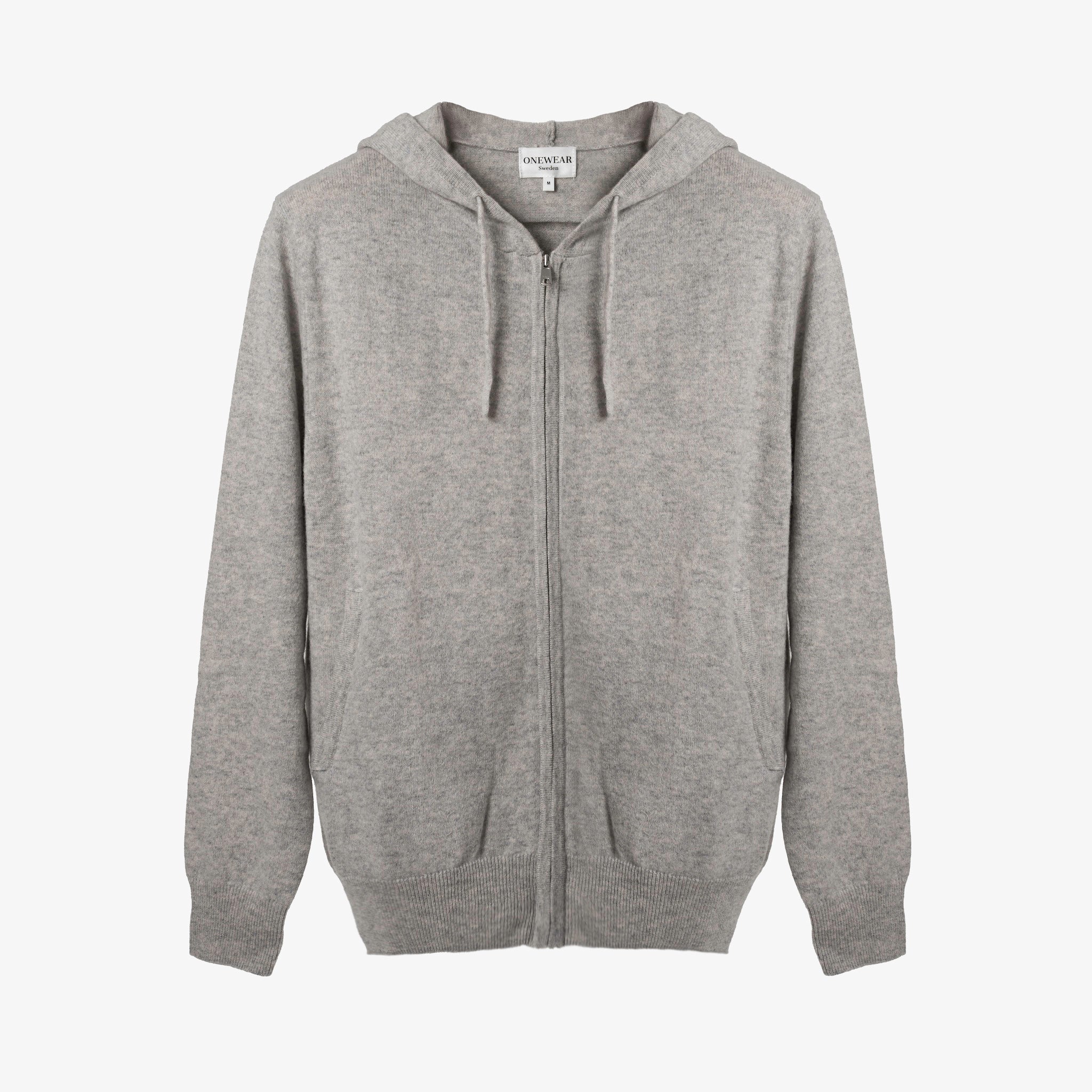 Men's Zip Hoodie Grey