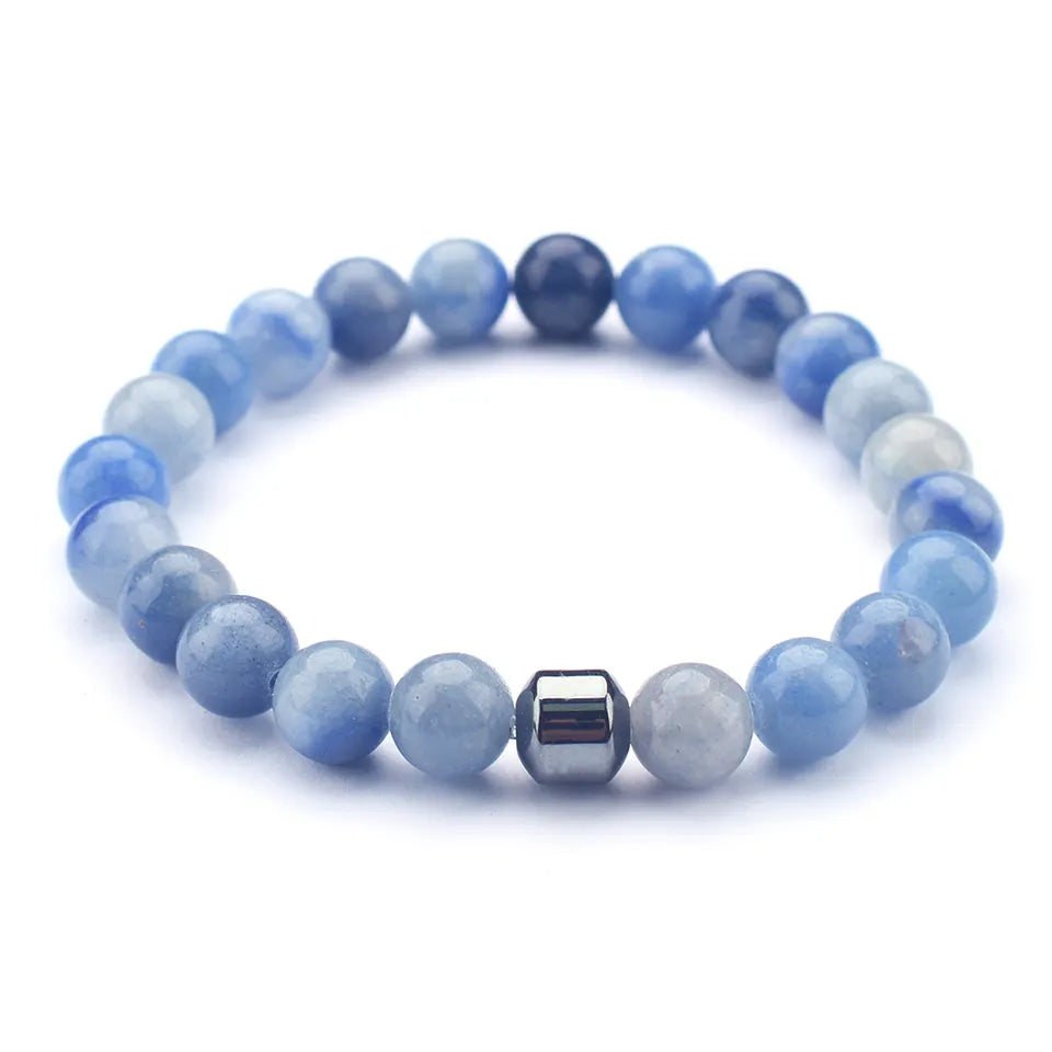 The "Sky Blue Marble" Bracelets