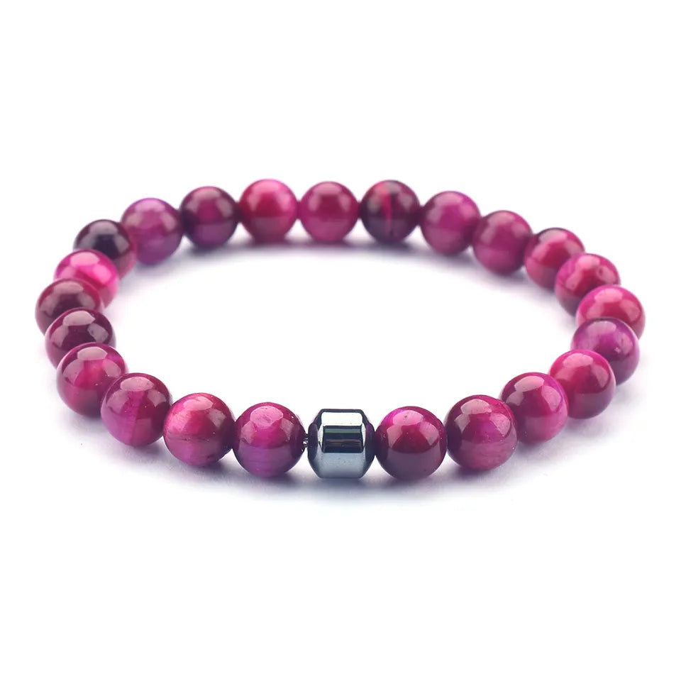 The "Deep Pink Marble" Bracelets